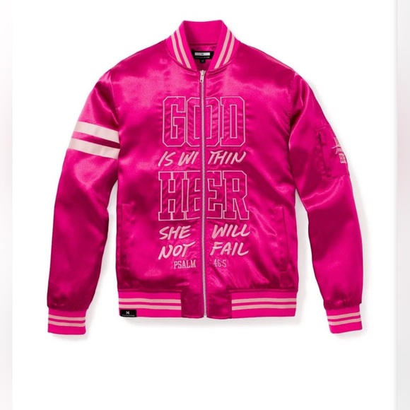🔥✨BRAND NEW BOMBER JACKET✨🔥FUCHSIA💖 - Picture 1 of 5